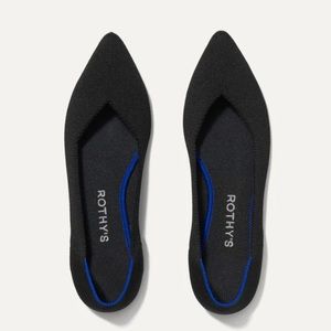 Rothy’s Pointed Toe Flats Black Size 7